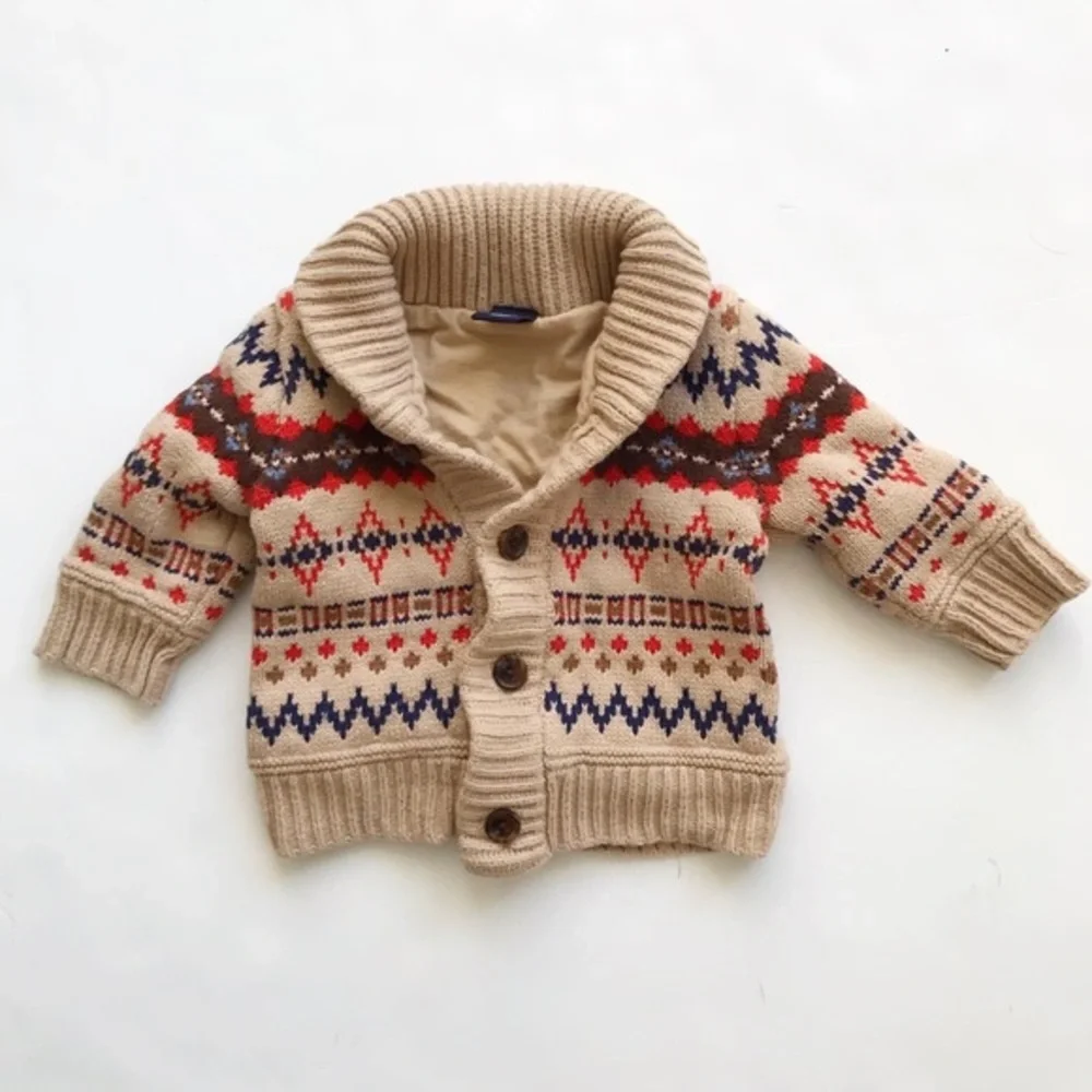 Babygap cowl neck lined cardigan EUC 6-12 months